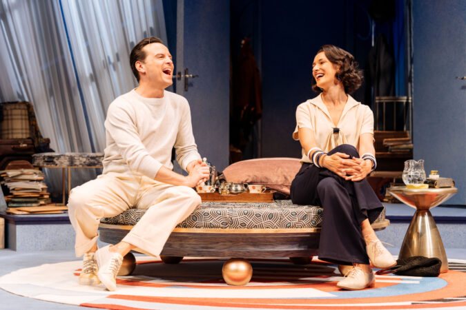 Present Laughter_Old Vic_London_Production photos_2019_Andrew Scott and Indira Varma_HR